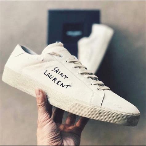 yves saint laurent sneakers white|yves saint laurent sneakers men's.